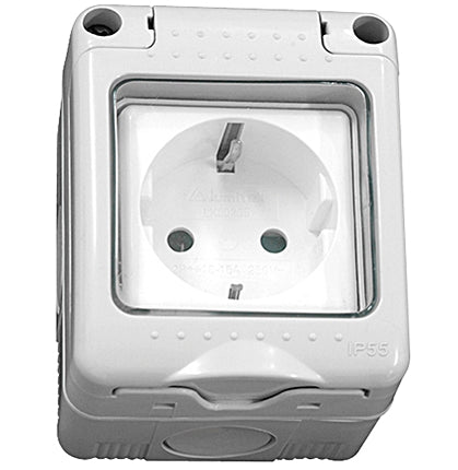 Tomada Eléctrica Simples Estanque - Exterior-Electricidade-SMI-Music Stage