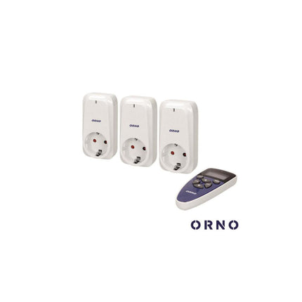 Tomada Sem Fios c/ Comando 1000W (3+1) c/ Temporizador-Electricidade-Orno-Music Stage