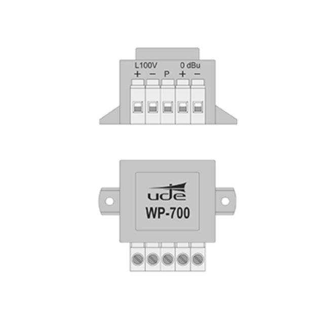 Conversor Linha 100V / 0dB-Som e luz-UDE-Music Stage