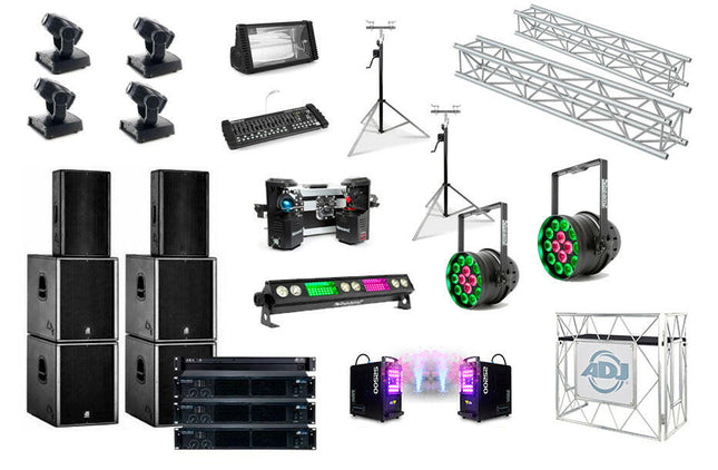 Pack DJ Premium (Som Iluminação) - Aluguer-Aluguer-Music Stage-Music Stage